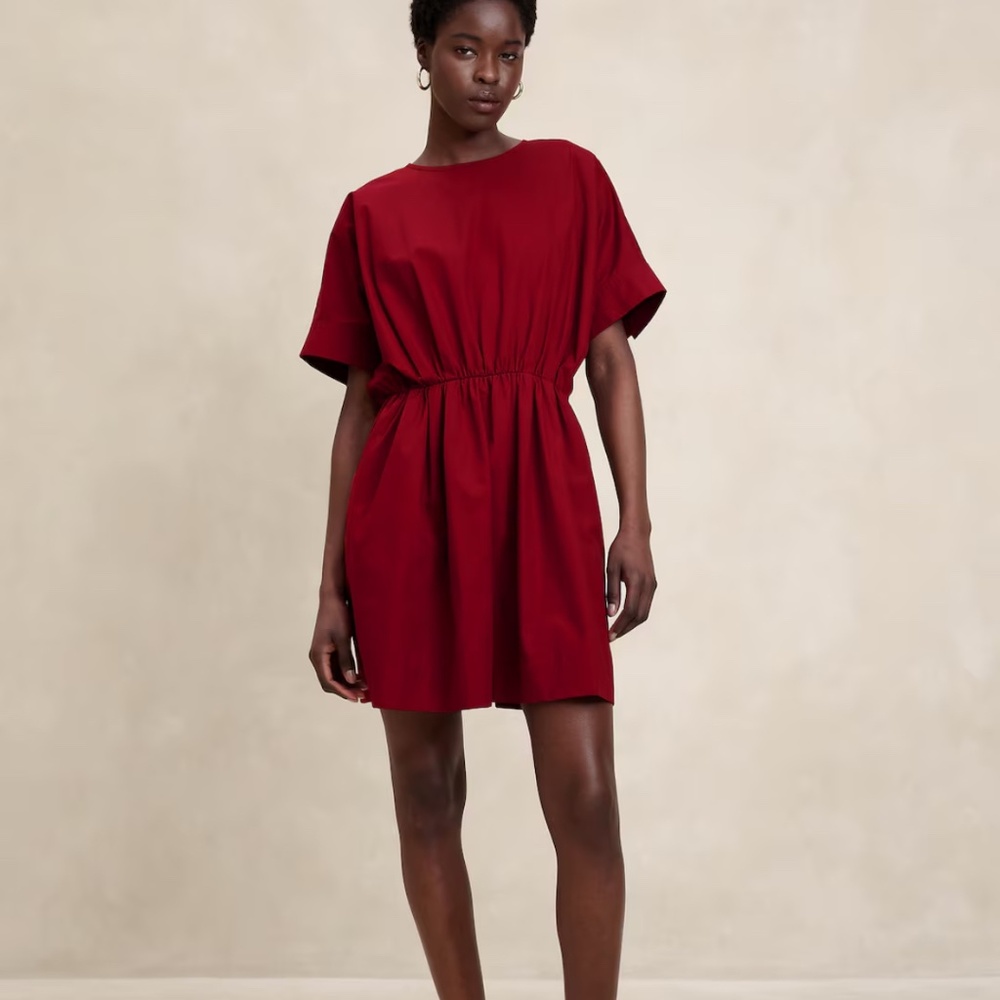 Banana Republic Factory Poplin Mini Dress NWT